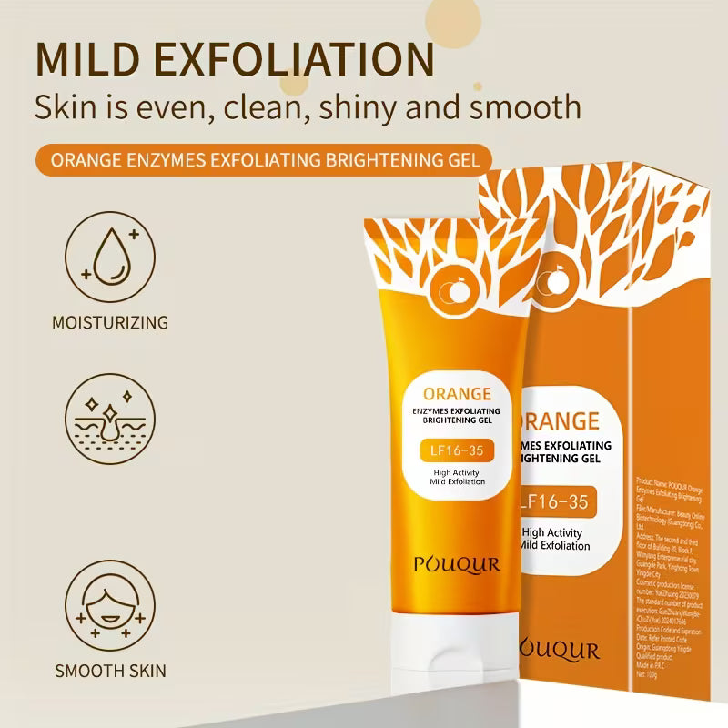 Orange Enzymes Exfoliating Gel – Brightening &amp; Smooth Skin