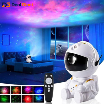 Mini Astronaut Galaxy Projector | Star Night Light Projector for Bedroom, Kids Room & Home Decor | Deal Giant