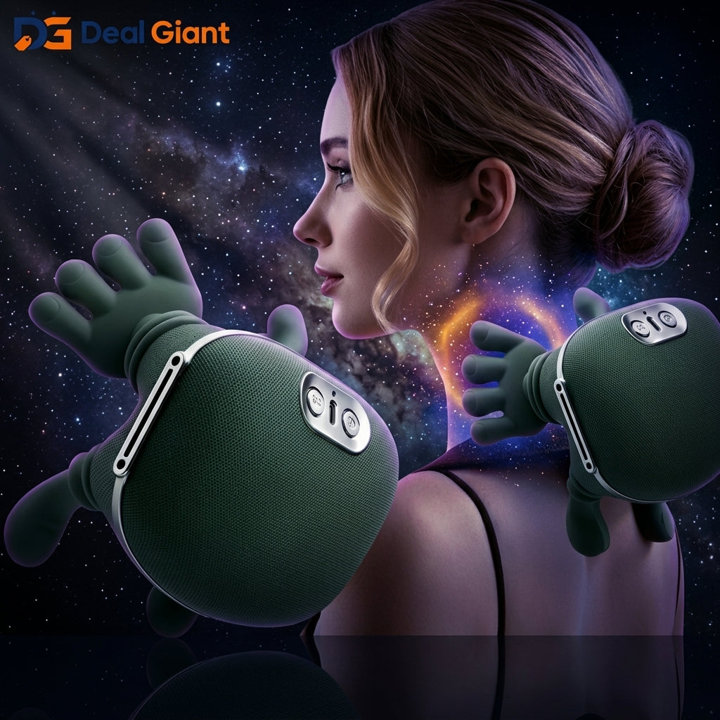 Experience Deep Relaxation with the Hand-Shaped Shoulder & Neck Massager