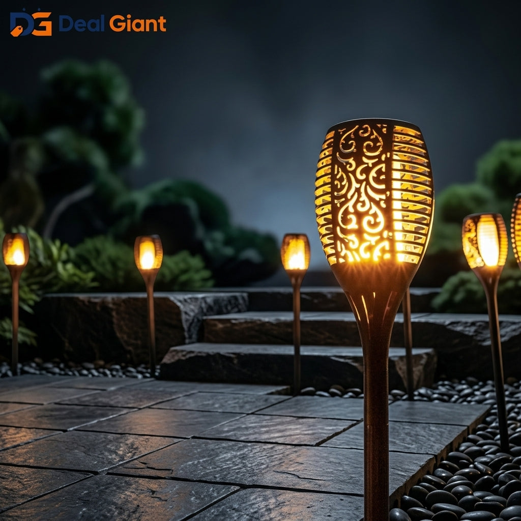 Solar Garden Light Pack – Elegant, Energy-Efficient Illumination for Gardens, Pathways & Landscapes
