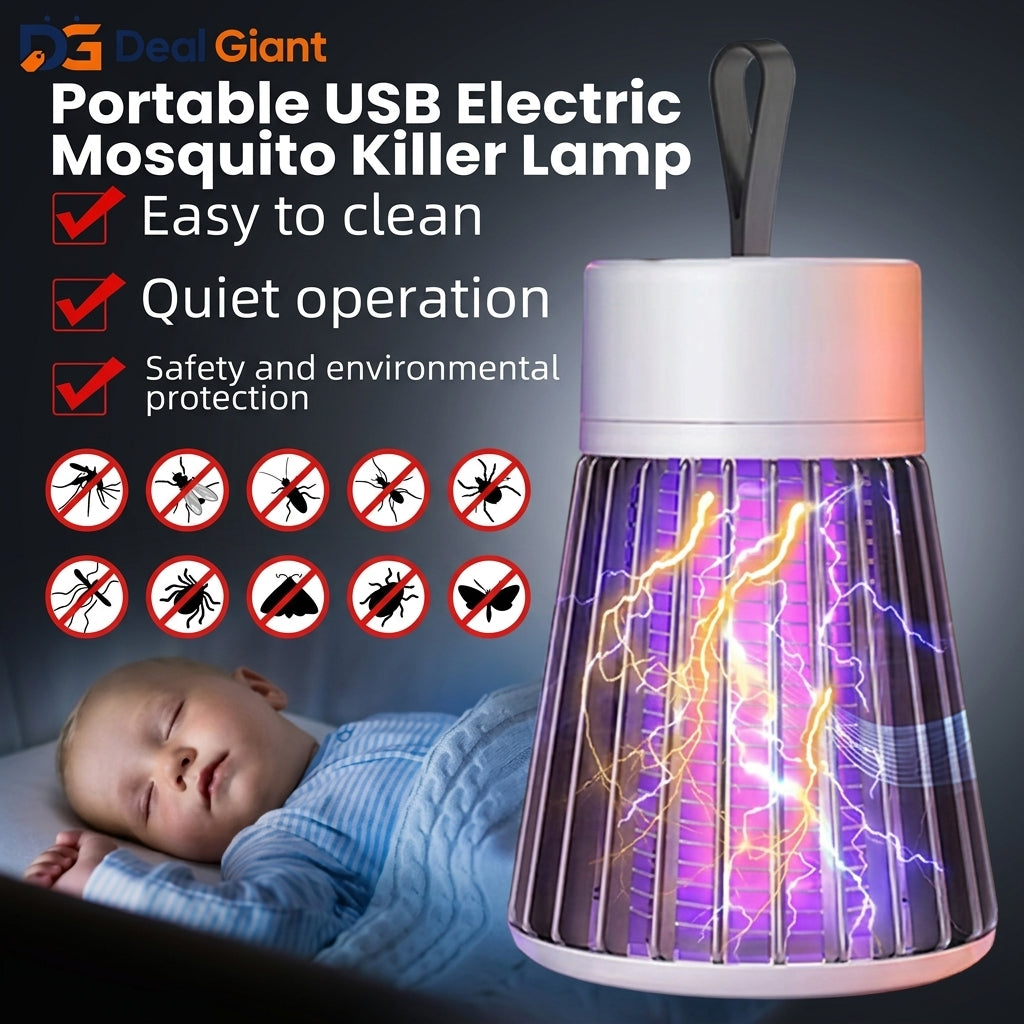 Electric Mosquito Lamp 360° | USB Mosquito Killer Lamp | Fly & Insect Trap Night Light | Deal Giant
