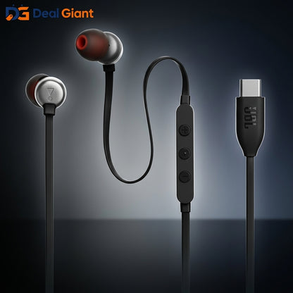 JBL Tune 310C USB Type-C Earphones | Hi-Res Audio | Deep Bass | Built-in Mic | Type-C Wired Earphones | Deal Giant