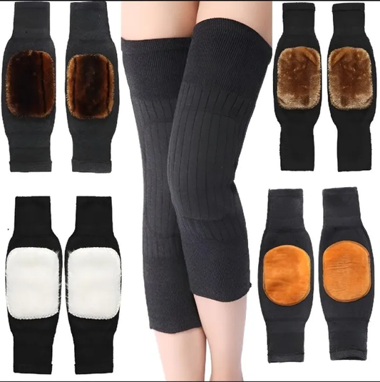 Knee Warm Thick Wool Blend Thermal Pads – Warm Relief & Support (2 Pcs)