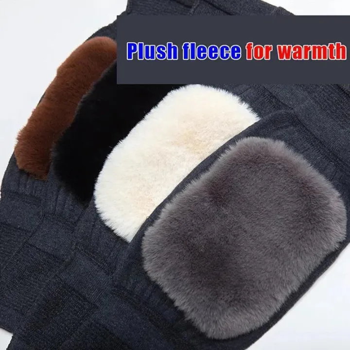 Knee Warm Thick Wool Blend Thermal Pads – Warm Relief & Support (2 Pcs)