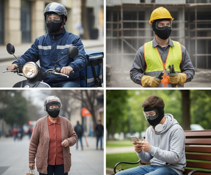 Unisex Windproof Anti Dust Full Face Mask (Buy 1 Get 1 Free)