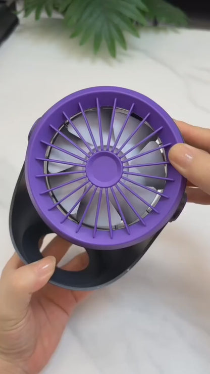 Air Circulating Desktop Clip Fan USB Rechargeable Strong Wind Mini Air Circulator Fan | Silent Table & Bed Clip Cooling Fan for Home, Office & Travel – Deal Giant